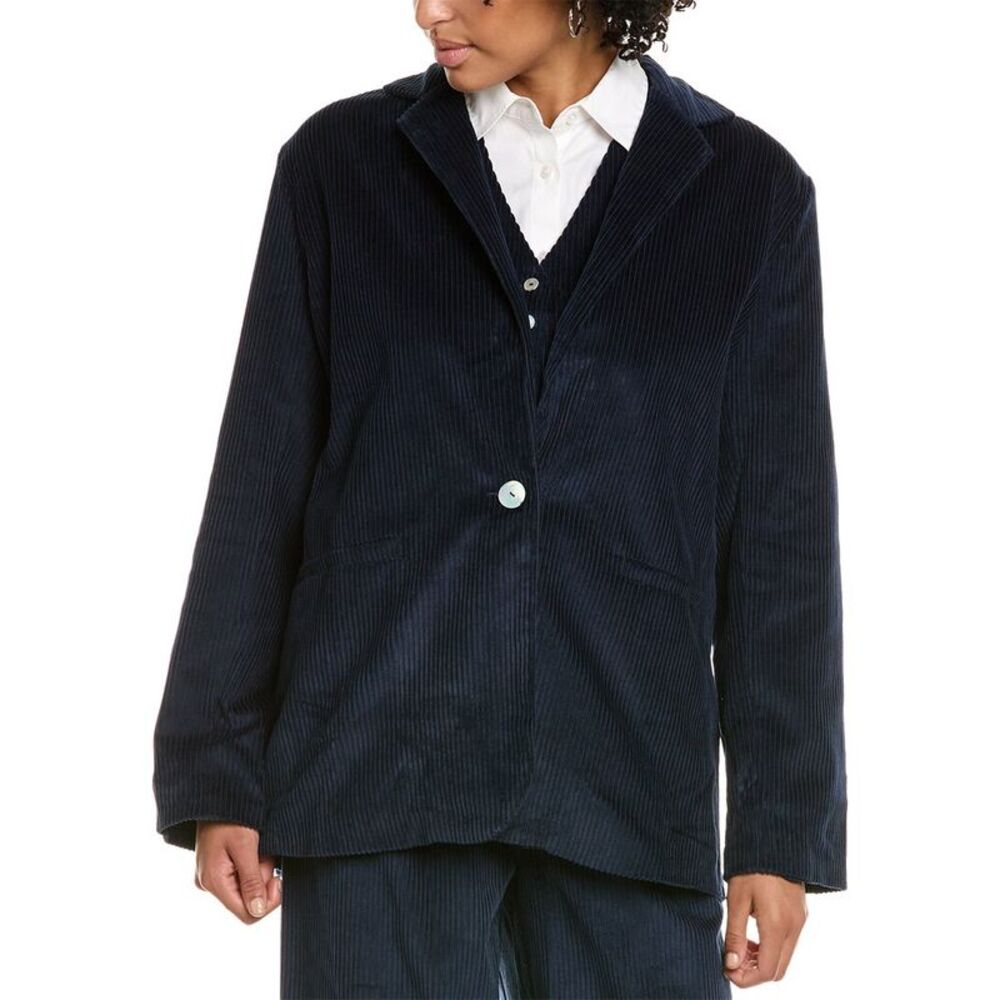 DONNI. Navy Corduroy Blazer